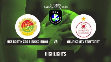 CL Frauen: BKS Bostik ZGO BIELSKO-BIAŁA vs. Allianz MTV STUTTGART | Highlights