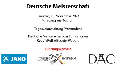 Deutsche Meisterschaft Formationen Rock'n'Roll & Boogie-Woogie Vorrunden (FK)