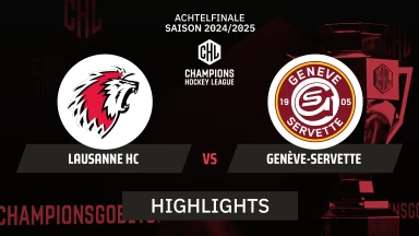 CHL: Lausanne HC vs. Genève-Servette | Highlights, Achtelfinale