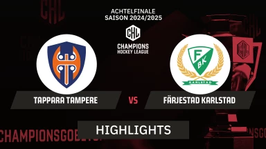 CHL: Tappara Tampere vs. Färjestad Karlstad | Highlights, Achtelfinale
