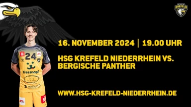 3. Liga: Staffel Süd-West - HSG Krefeld Niederrhein vs. Bergische Panther