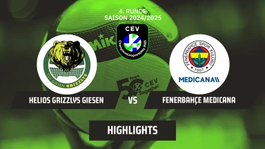 CL Männer: Grizzlys GIESEN - Fenerbahçe Medicana VB 52 | Highlights