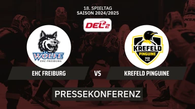 DEL2: EHC Freiburg vs. Krefeld Pinguine | Pressekonferenz