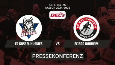 DEL2: EC Kassel Huskies vs. EC Bad Nauheim | Pressekonferenz