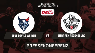 DEL2: Blue Devils Weiden vs. Eisbären Regensburg | Pressekonferenz