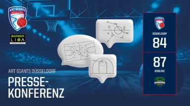 Pressekonferenz ART Giants Düsseldorf vs. EPG GUARDIANS Koblenz