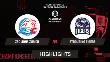 CHL: ZSC Lions Zurich vs. Straubing Tigers I Highlights