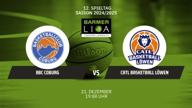 ProB Süd: BBC Coburg vs. CATL Basketball Löwen
