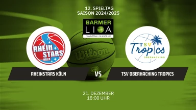 ProB Süd: RheinStars Köln vs. TSV Oberhaching Tropics