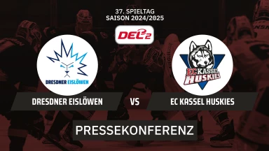 DEL2: Dresdner Eislöwen vs. EC Kassel Huskies | Pressekonferenz