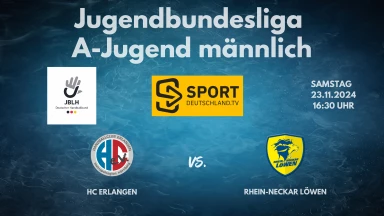 JBLH mA 1. Liga Süd: HC Erlangen vs. Rhein-Neckar Löwen