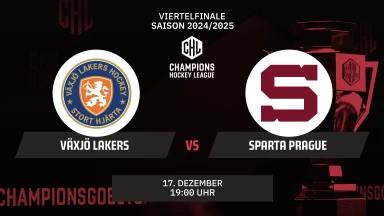 CHL: Växjö Lakers vs. Sparta Prague - Viertelfinale