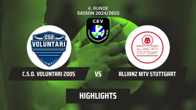 CL Frauen: C.S.O. VOLUNTARI 2005 vs. Allianz MTV STUTTGART  | Highlights