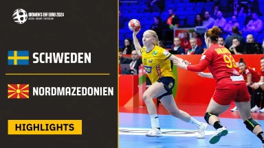 EM der Frauen: Schweden vs. Nordmazedonien – Highlights, Vorrunde