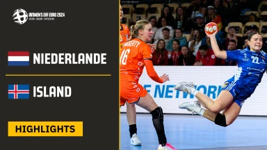 EM der Frauen: Niederlande vs. Island – Highligh