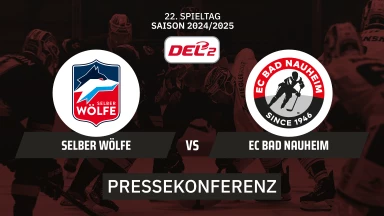 DEL2: Selber Wölfe vs. EC Bad Nauheim I Pressekonferenz