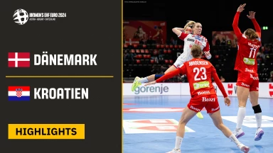 EM der Frauen: Dänemark vs. Kroatien – Highlights