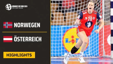 EM der Frauen: Norwegen vs. Österreich - Highlights