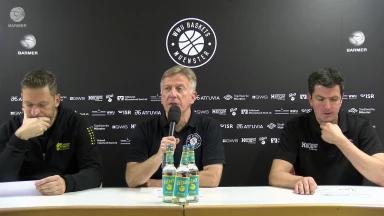 Pressekonferenz: Uni Baskets Münster vs. Bozic Estriche Knights Kirchheim