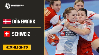 EM der Frauen: Dänemark vs. Schweiz – Highlights
