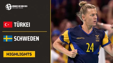 EM der Frauen: Türkei vs. Schweden – Highlights