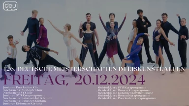 126. Deutsche Meisterschaften im Eiskunstlauf Tag 5