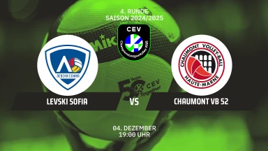 CL Männer: Levski SOFIA vs. CHAUMONT VB 52 | Highlights