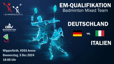 Badminton EM-Qualifikation Deutschland vs Italien - mit Kommentar