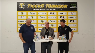 Pressekonferenz | Tigers Tübingen - VfL SparkassenStars Bochum