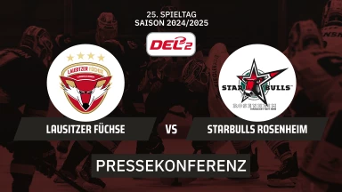 DEL2: Lausitzer Füchse vs. Starbulls Rosenheim I Pressekonferenz