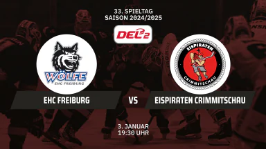 DEL2: EHC Freiburg vs. Eispiraten Crimmitschau