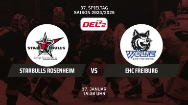 DEL2: Starbulls Rosenheim vs. EHC Freiburg