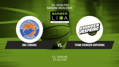 ProB Süd: BBC Coburg vs. TEAM EHINGEN URSPRING