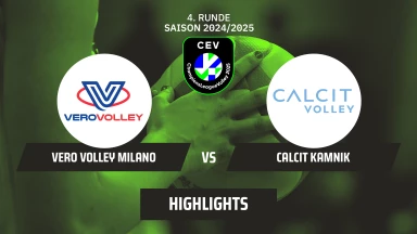 CL Frauen: Numia Vero Volley MILANO vs. Calcit KAMNIK | Highlights