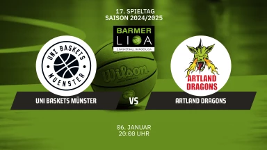 ProA: Uni Baskets Münster vs. Artland Dragons