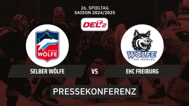 DEL2: Selber Wölfe vs. EHC Freiburg I Pressekonferenz