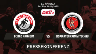 DEL2: EC Bad Nauheim vs. Eispiraten Crimmitschau I Pressekonferenz