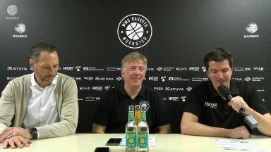 Pressekonferenz: Uni Baskets Münster vs. Eisbären Bremerhaven