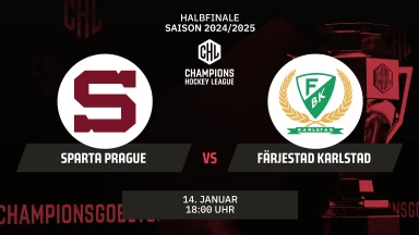 CHL: Sparta Prague vs. Färjestad Karlstad - Halbfinale - kommentiert von Christoph Fetzer