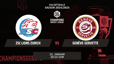 CHL: ZSC Lions Zurich vs. Genève-Servette - Halbfinale - kommentiert von Tobi Fischbeck