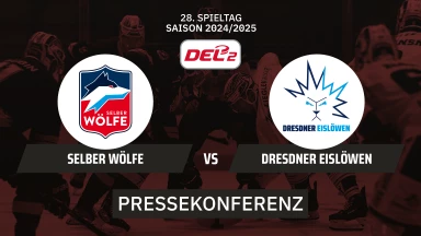 DEL2: Selber Wölfe vs. Dresdner Eislöwen I Pressekonferenz