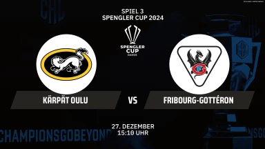 Spengler Cup 2024: Kärpät Oulu vs. Fribourg-Gottéron