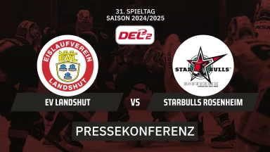 DEL2: EV Landshut vs. Starbulls Rosenheim I Pressekonferenz