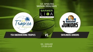 ProB Süd: TSV Oberhaching Tropics vs. SKYLINERS Juniors
