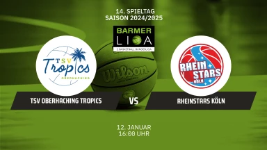 ProB Süd: TSV Oberhaching Tropics vs. Rheinstars Köln