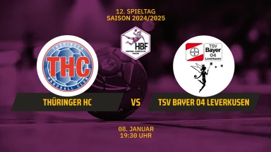 HBF: Thüringer HC vs. TSV Bayer 04 Leverkusen