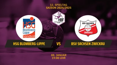 FOR FREE - HBF: HSG Blomberg-Lippe vs. BSV Sachsen Zwickau