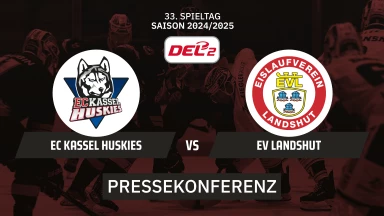 DEL2: EC Kassel Huskies vs. EV Landshut I Pressekonferenz