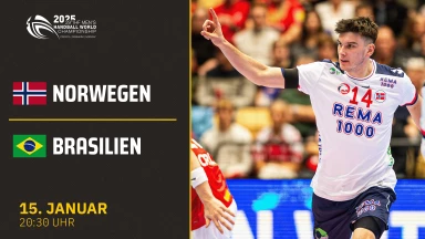 WM der Männer: Norwegen vs. Brasilien - Gruppe E - mit englischem Kommentar