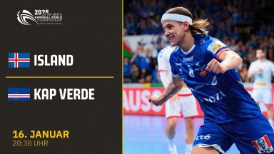 WM der Männer: Island vs. Kap Verde - Gruppe G